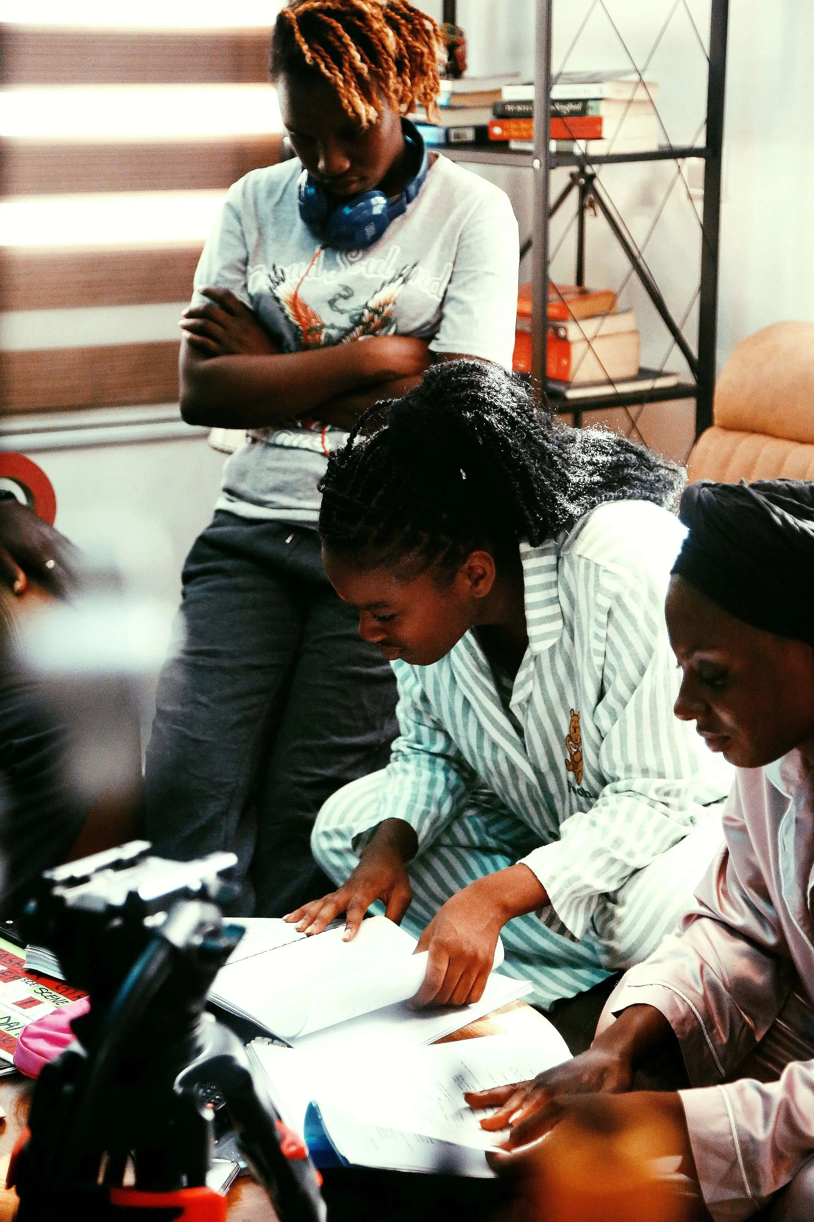 People collaborating on projects